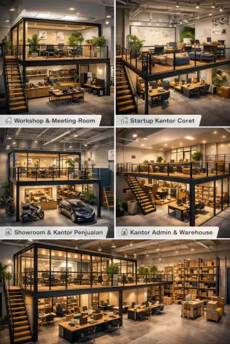Mezzanine Ruang Kantor di Jati Luhur