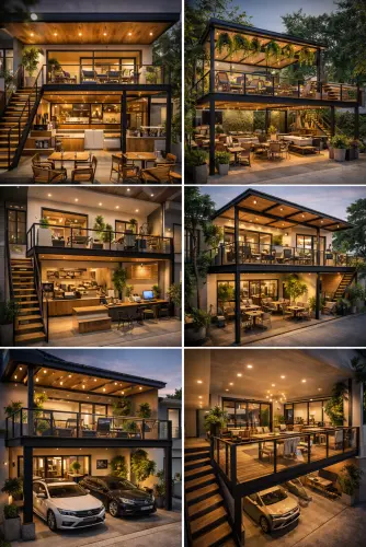 Mezannine Cafe Modern di Jati Luhur